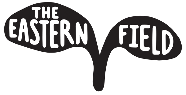 Logo of 'The Eastern Field' with stylised text